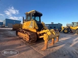 Used Komatsu Dozer in yard